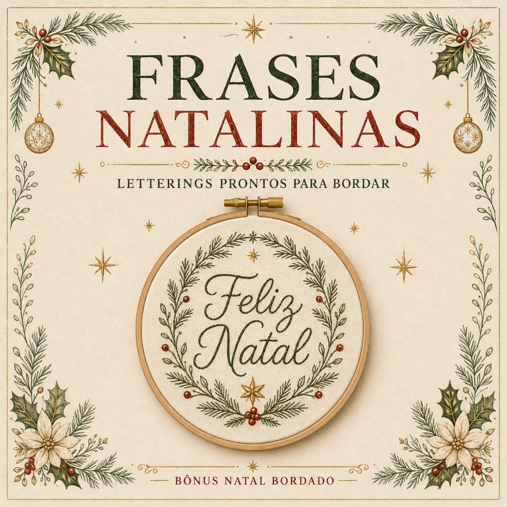 Portada del Bono 3 — 30 frases navideñas para bordar