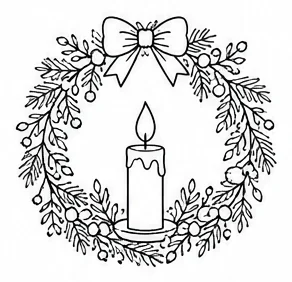 Diseño navideño para bordar